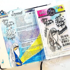Clear Stamps - A Child is Born | Bible Journaling Clear Stamps - Joy Clair