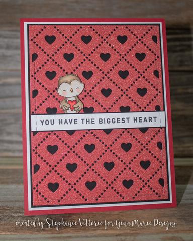 Heart Argyle Cover Plate Die
