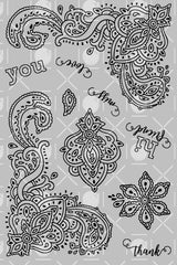 Bandana Bits Clear Stamps