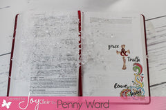 Clear Stamps - Born Again Sentiments | Bible Journaling Clear Stamps - Joy Clair - 3