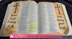 Clear Stamps - Born Again Sentiments | Bible Journaling Clear Stamps - Joy Clair - 5