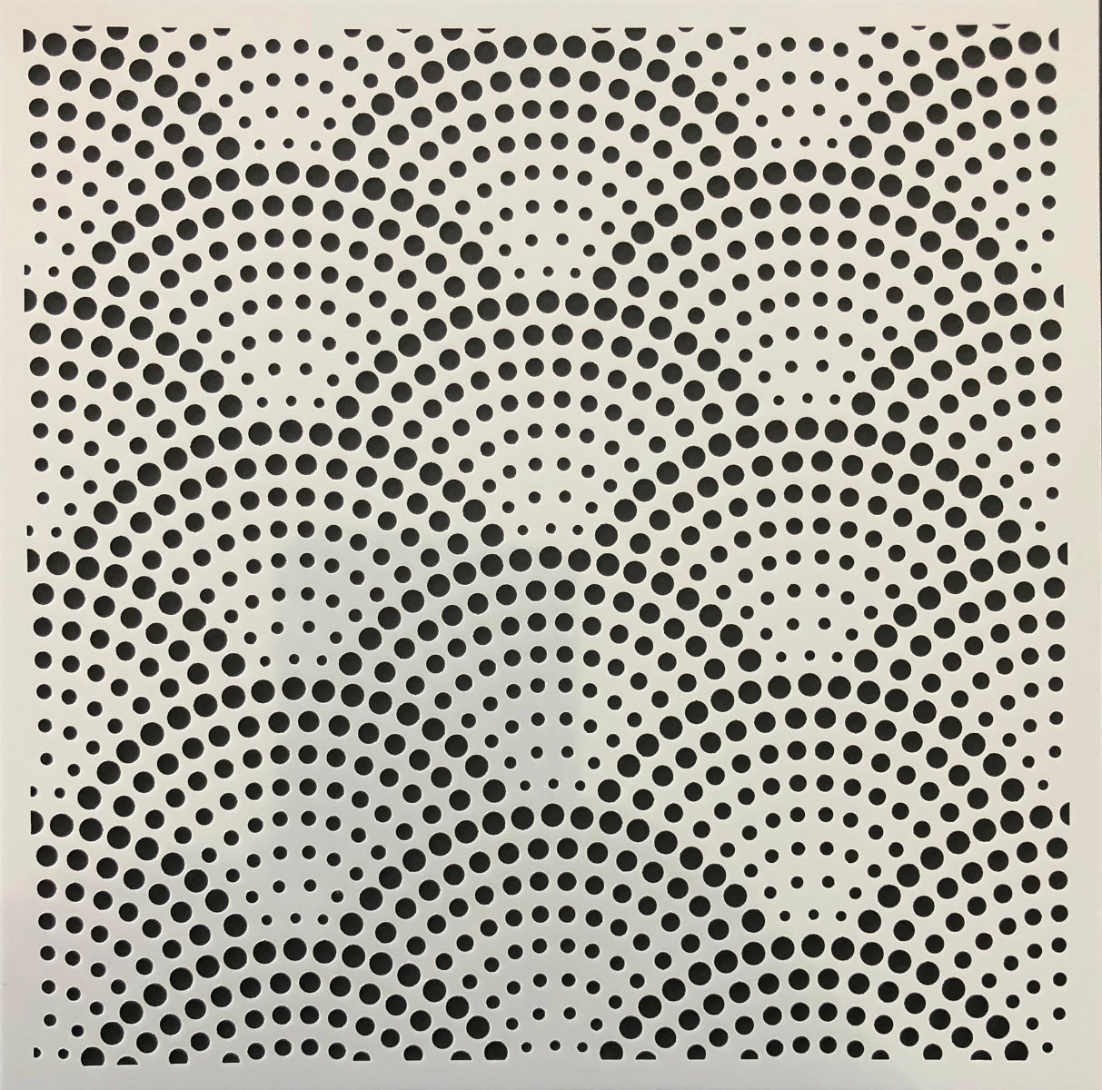 BUBBLE CIRCLE ARCHES STENCIL