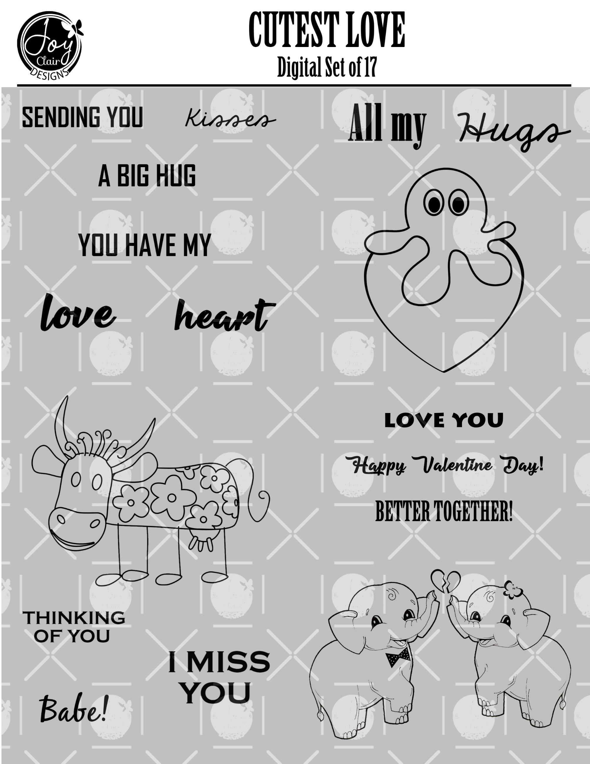Cutest Love Digital Set