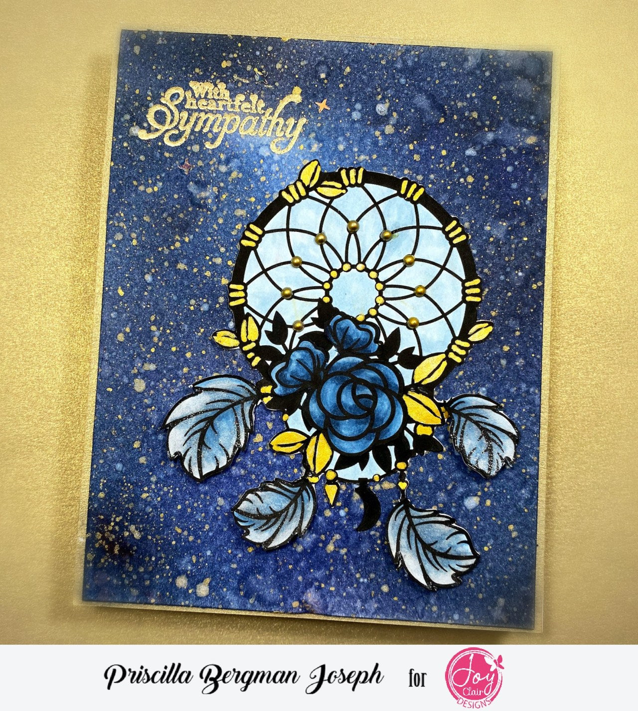 Floral Catcher Digital Stamp