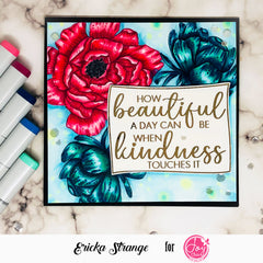 Spring Rose Digital Stamps