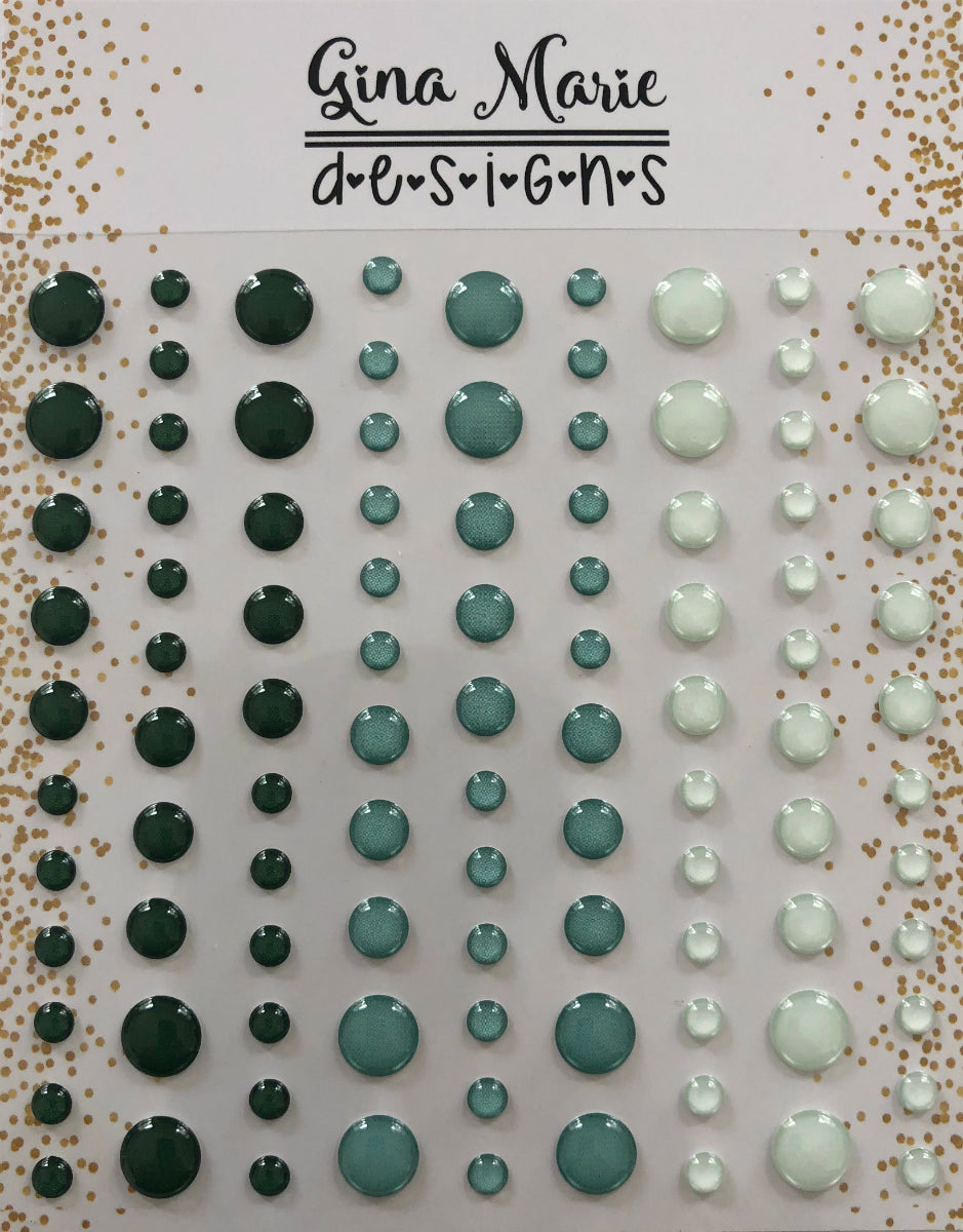 Eucalyptus Clear Enamel Dots