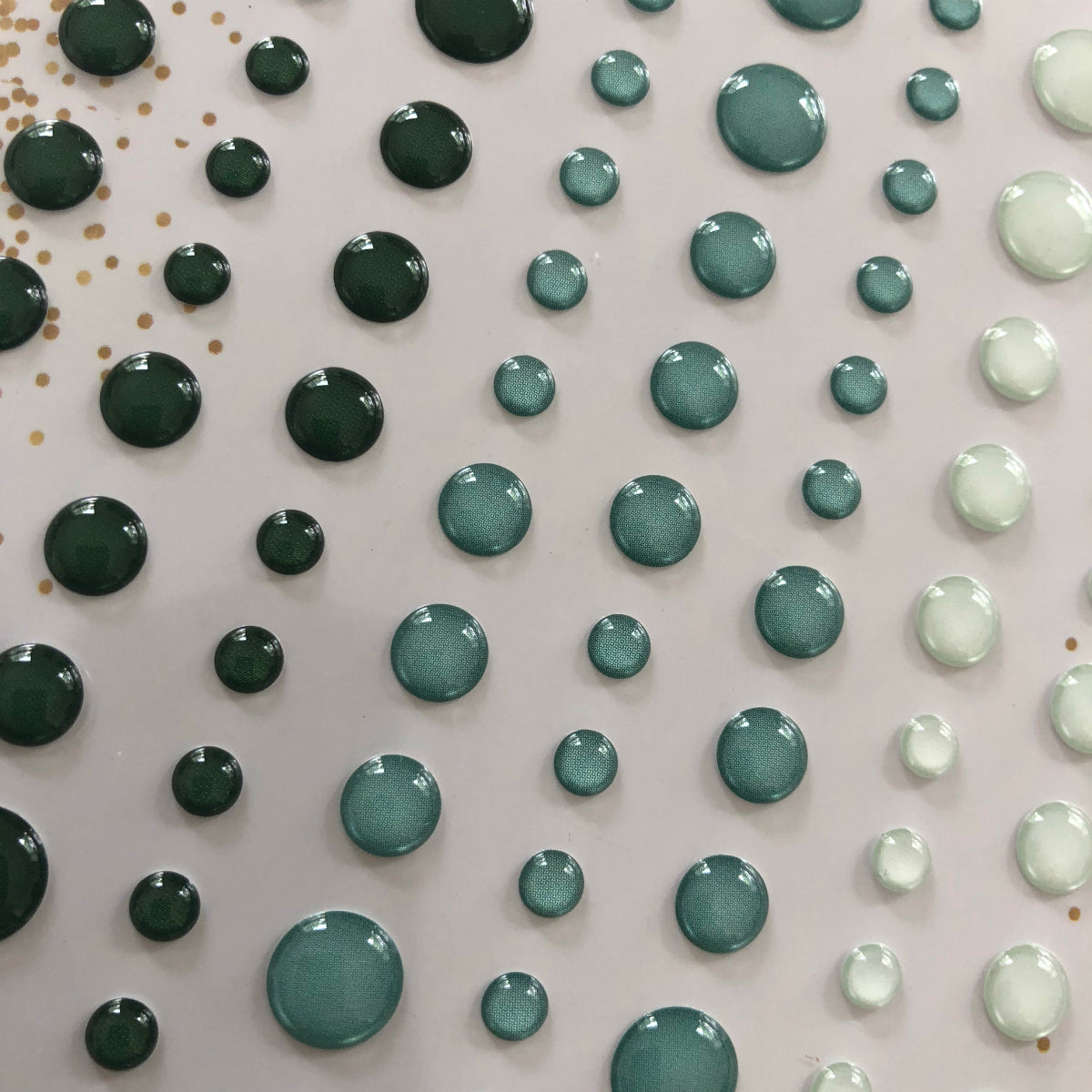 Eucalyptus Clear Enamel Dots