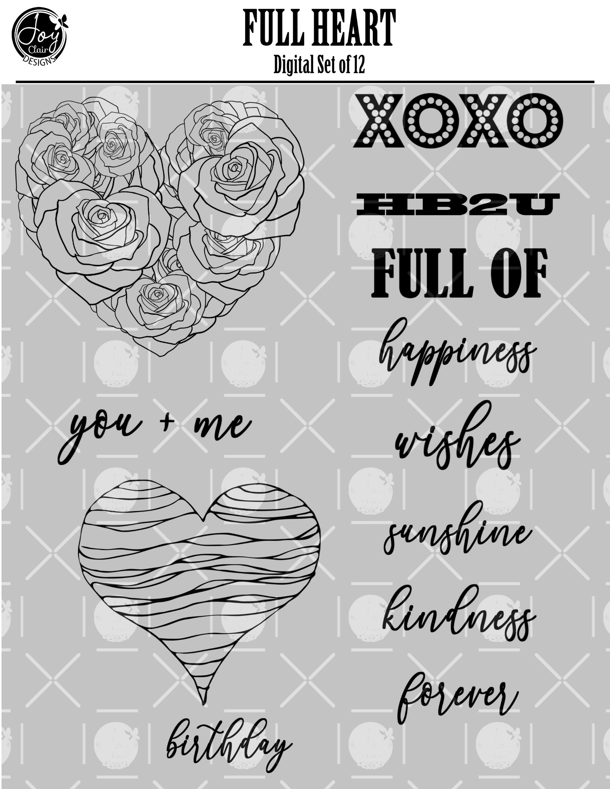 Full Heart Digital Set