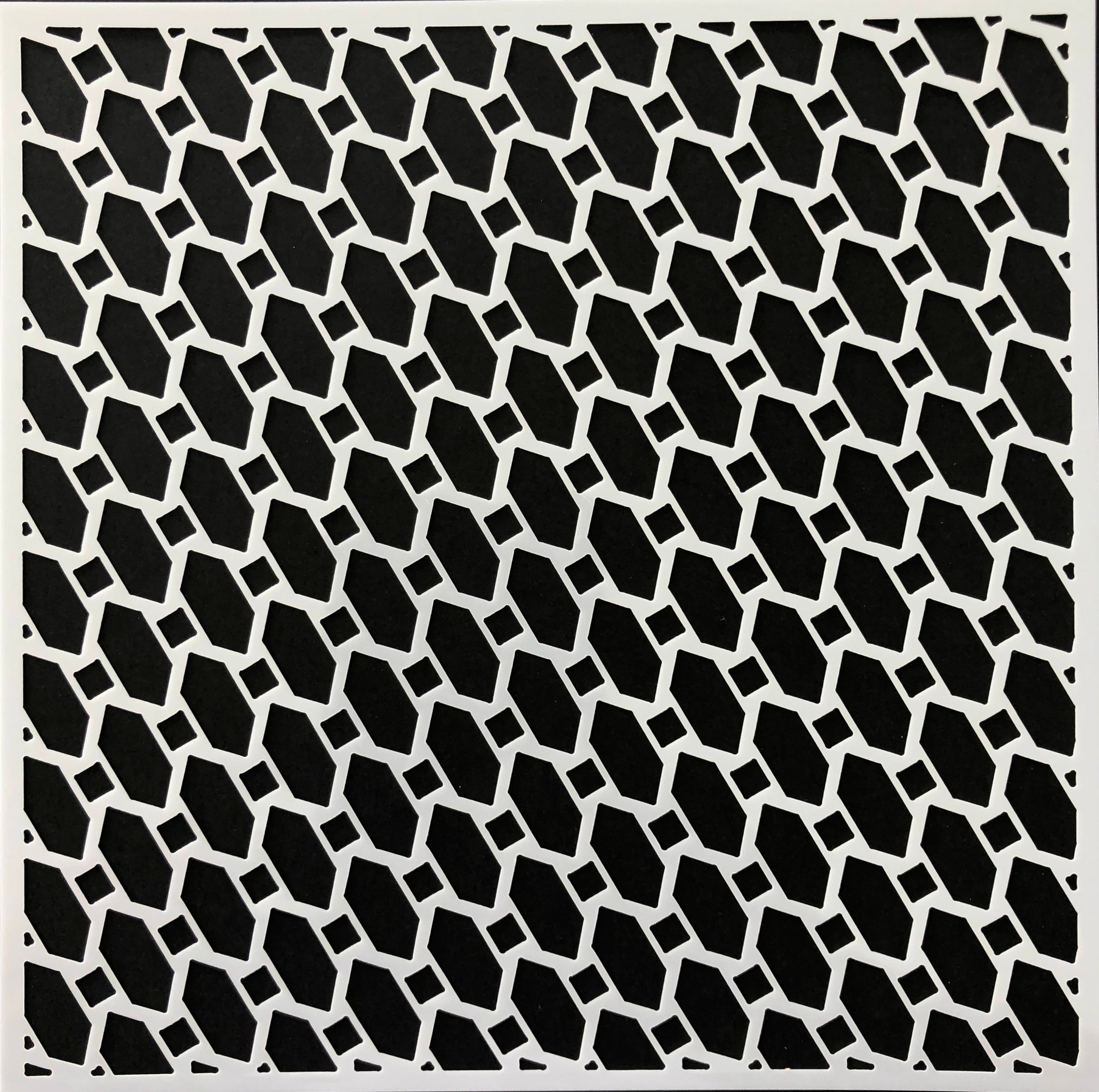 Geo Diamond Stencil