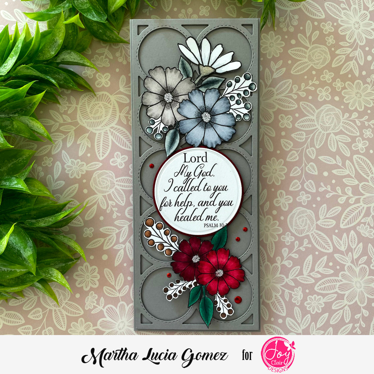 Stitched Circle Plate Background Slimline Dies