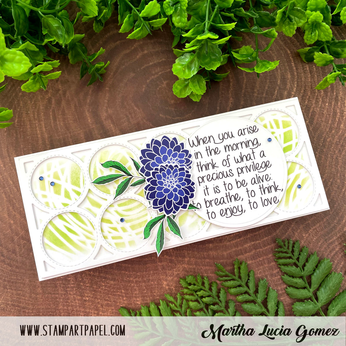 Stitched Circle Plate Background Slimline Dies