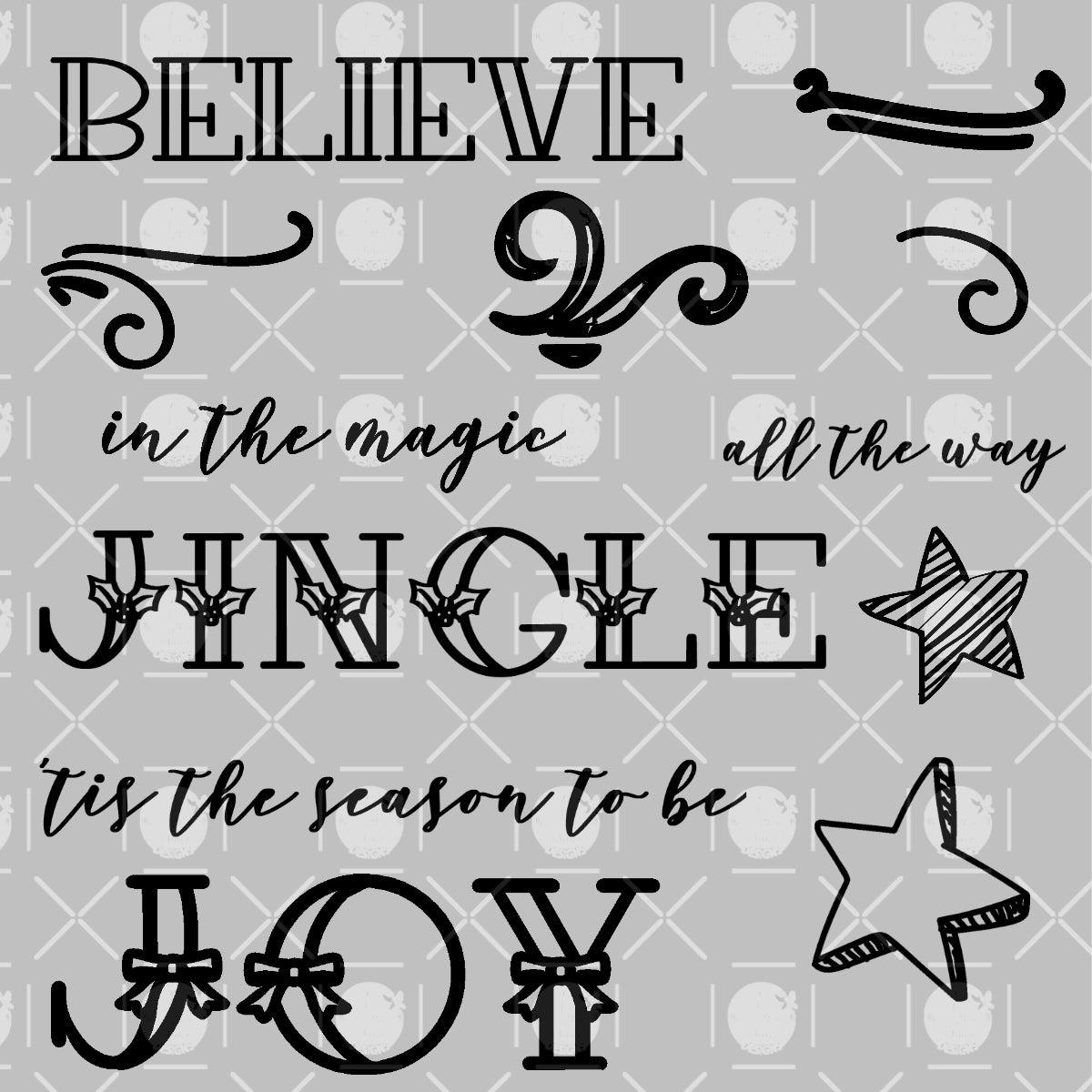 Jingle All The Way Digital Stamps