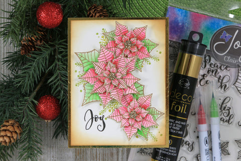 3D Christmas Poinsettia