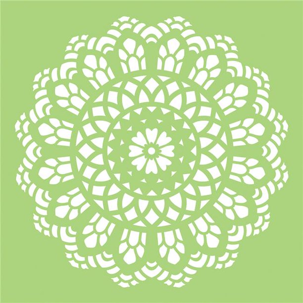 Mandala Simple Stencil