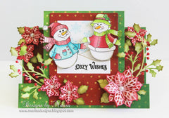 Cozy Snowman Wishes Clear Stamps - Joy Clair - 10