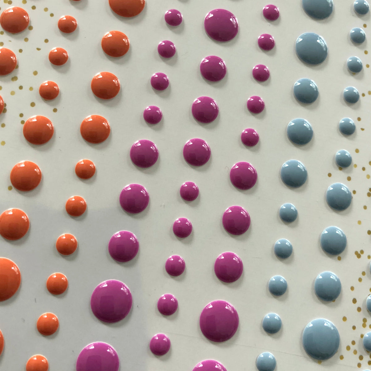 Pheasant Feathers Matte Enamel Dots