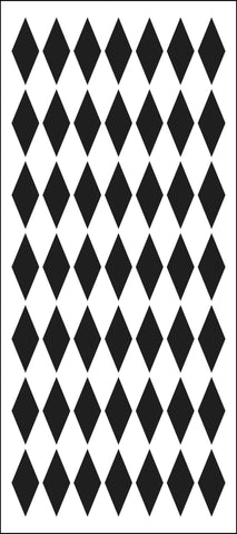 Slimline Harlequin Stencil