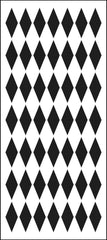 Slimline Harlequin Stencil