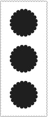 Slimline Scalloped Circles Stencil