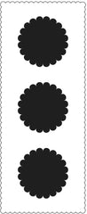 Slimline Scalloped Circles Stencil