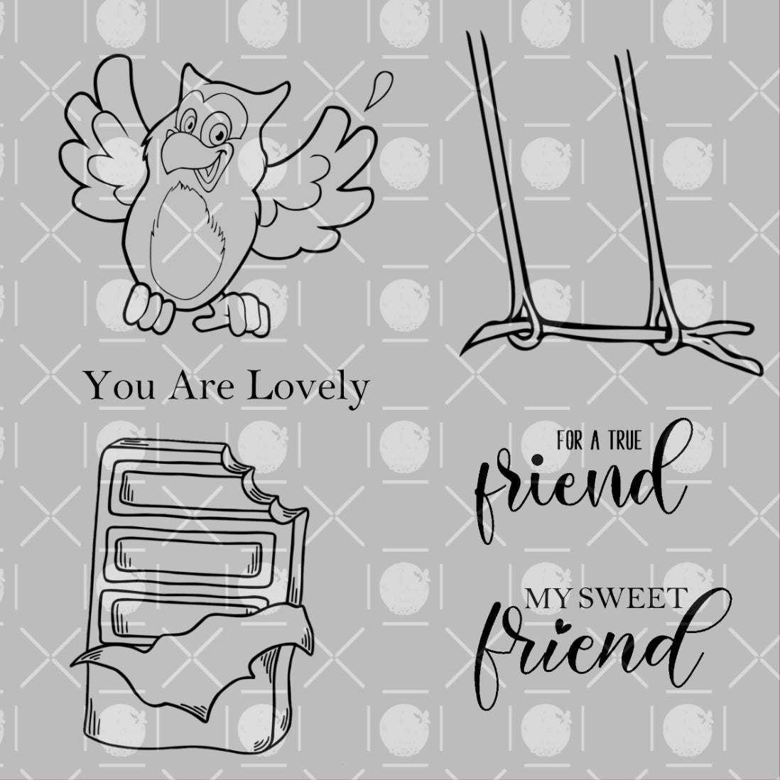 Sweet Friends Digital Stamps