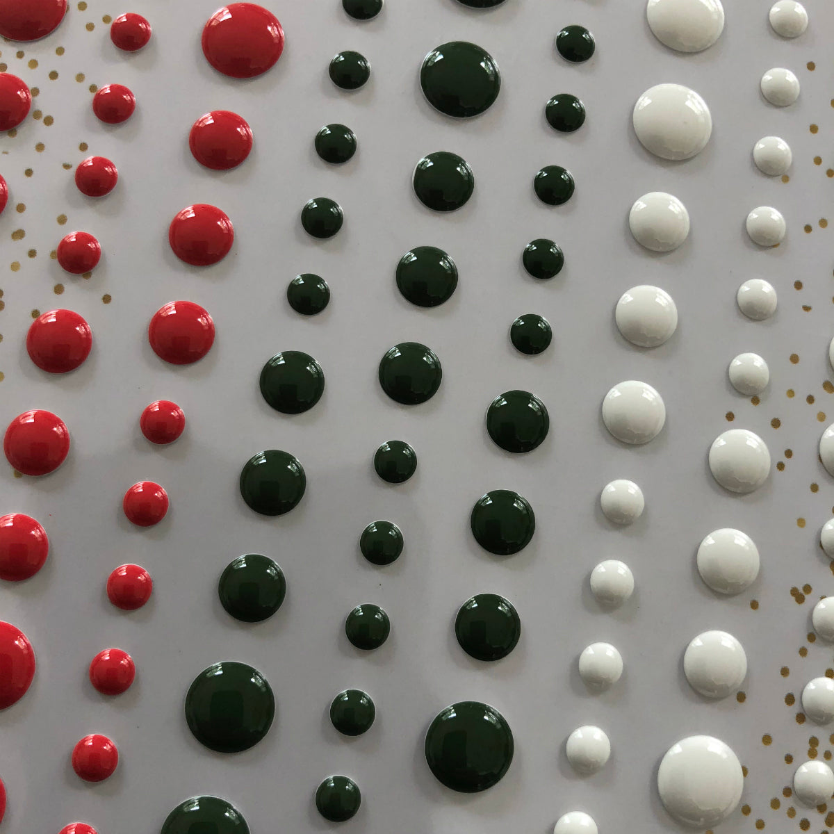 Traditional Christmas Gloss Enamel Dots