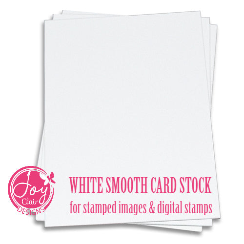 White Smooth Card Stock 8.5x11
