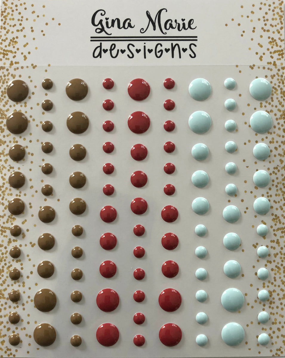 Winter Berry Gloss Enamel Dots