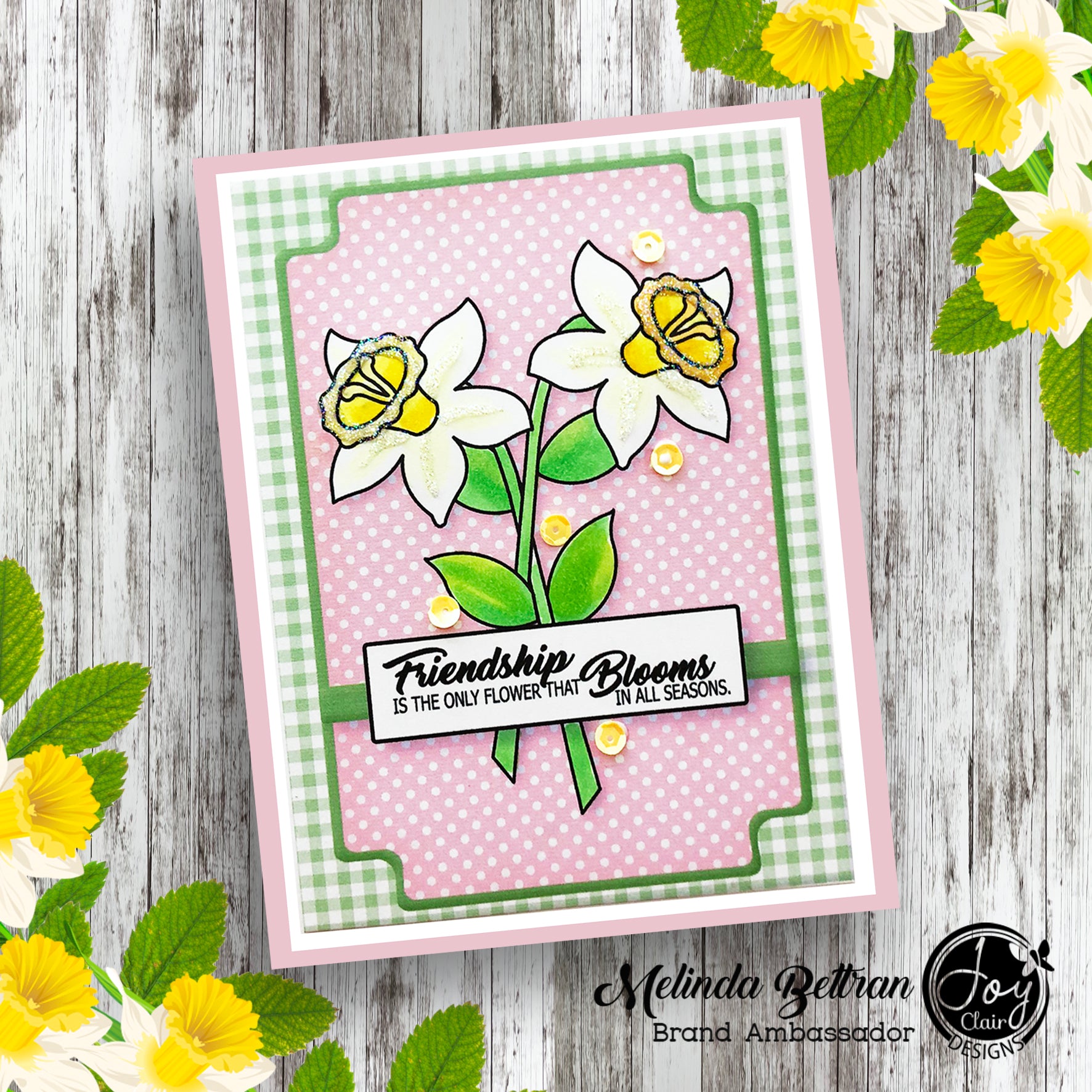 Spring Floral Basket Digital Set