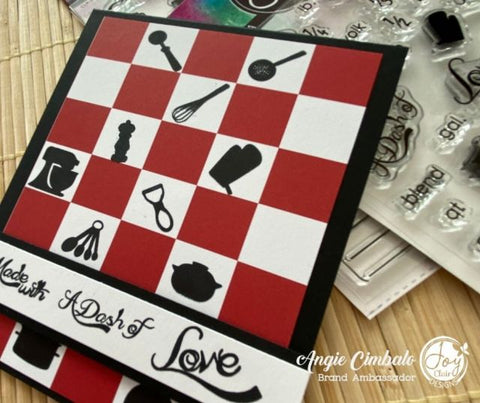 Baked With Love Clear Stamps