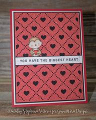 Heart Argyle Cover Plate Die