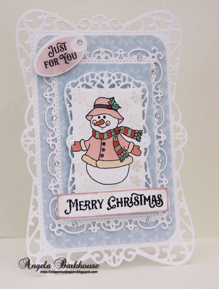 Cozy Snowman Wishes Clear Stamps - Joy Clair - 8