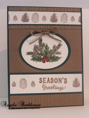 Rustic Christmas Sentiments Clear Stamps - Joy Clair - 3