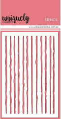 Arty Stripes Stencil