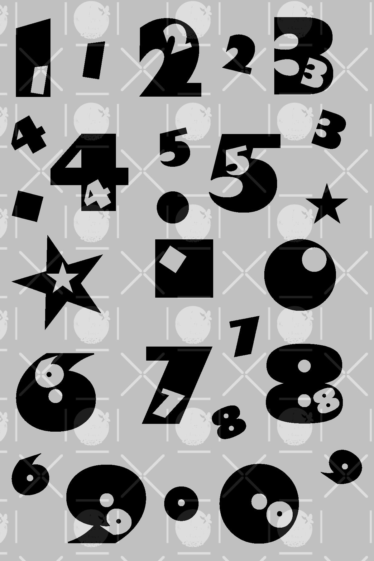 Large Number Pattern Large Number Patterns