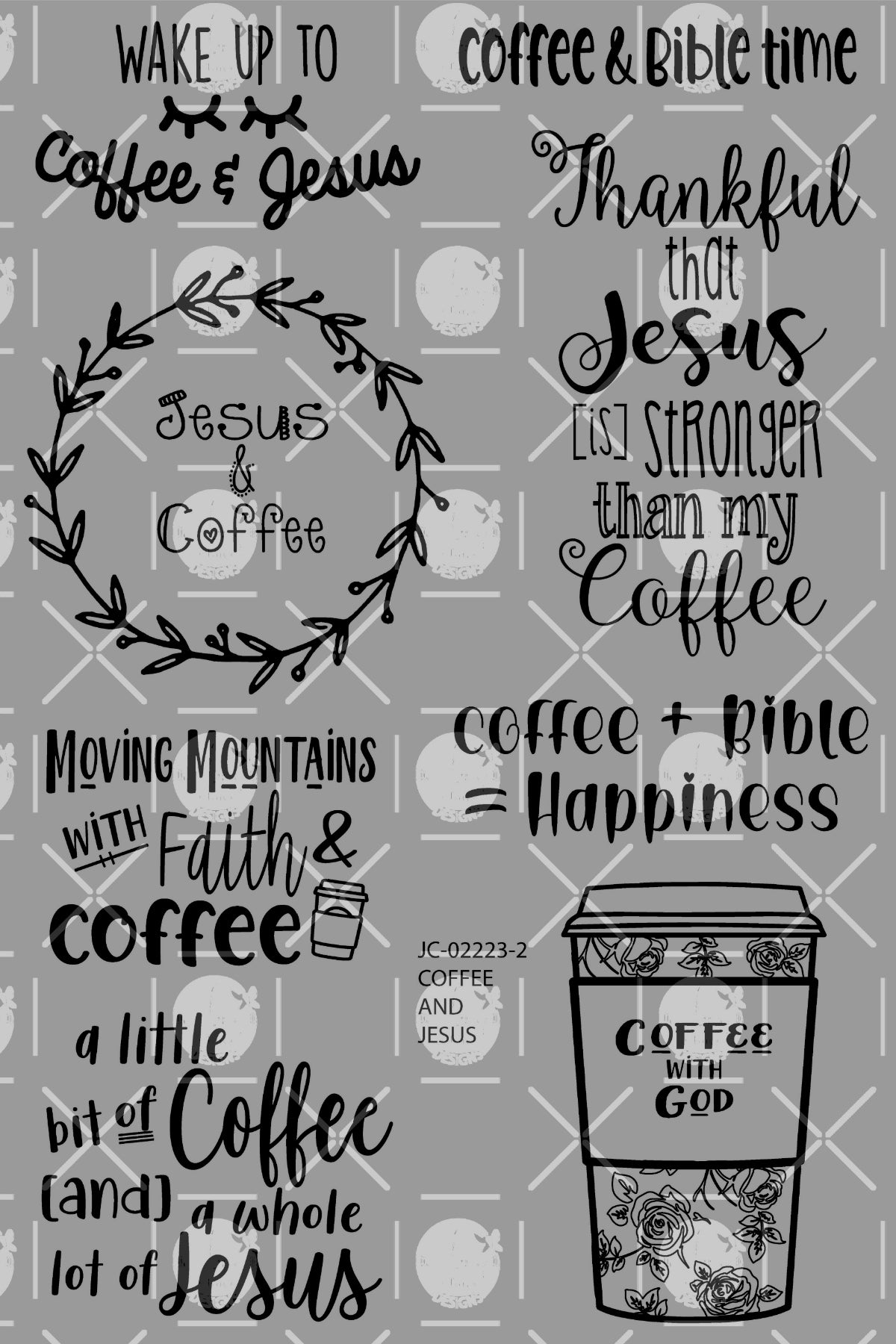 Coffee and Jesus Digital Set
