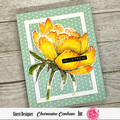 Spring Rose Digital Stamps