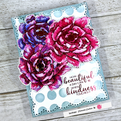 Spring Rose Digital Stamps