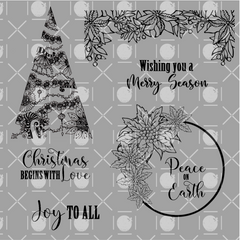 Christmas Joy Digital Stamps