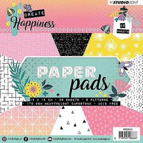 Create Happiness Paper Pad 6 x 6 - Studio Light