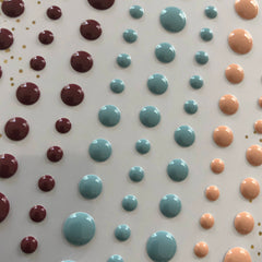 Elegant Autumn Gloss Enamel  Dots