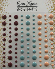 Elegant Autumn Gloss Enamel  Dots