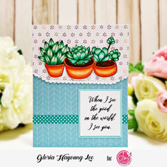 My Succulents Digital Stamps