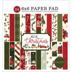 Hello Christmas Paper Pad 6 x 6 - Carta Bella