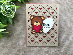 Heart Argyle Cover Plate Die