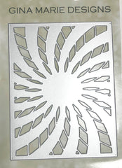 Spiral Burst Background Die