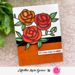 Stronger Roses Digital Stamps