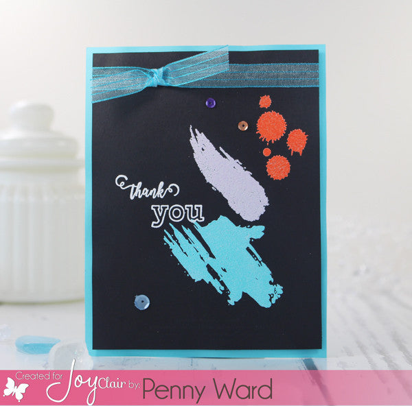 Uh-Oh Ink Splatter Clear Stamps - Joy Clair - 2