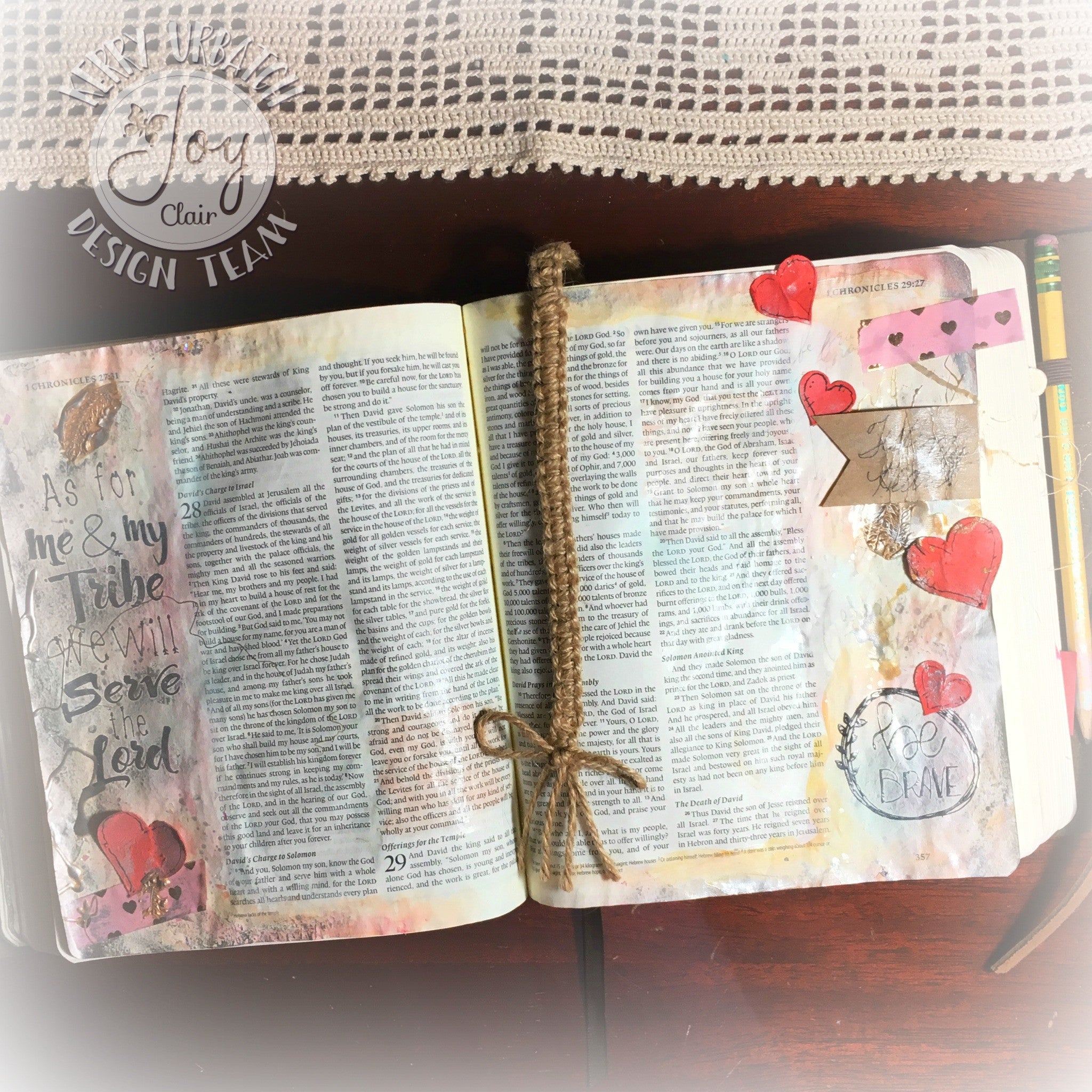  Clear Stamps - Be Brave | Bible Journaling Clear Stamps - Joy Clair - 3