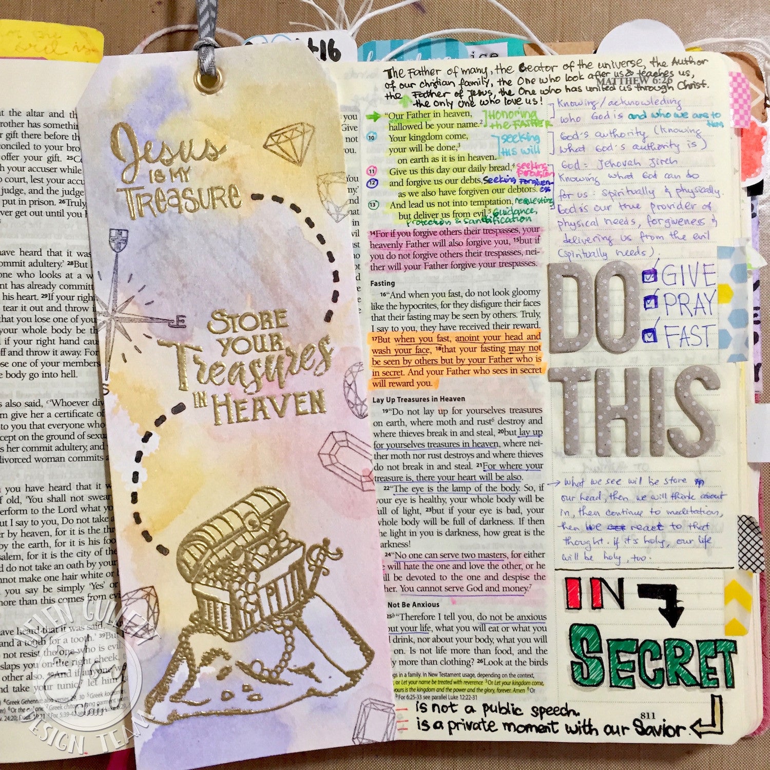  Clear Stamps - God's Treasure | Bible Journaling Clear Stamps - Joy Clair - 3